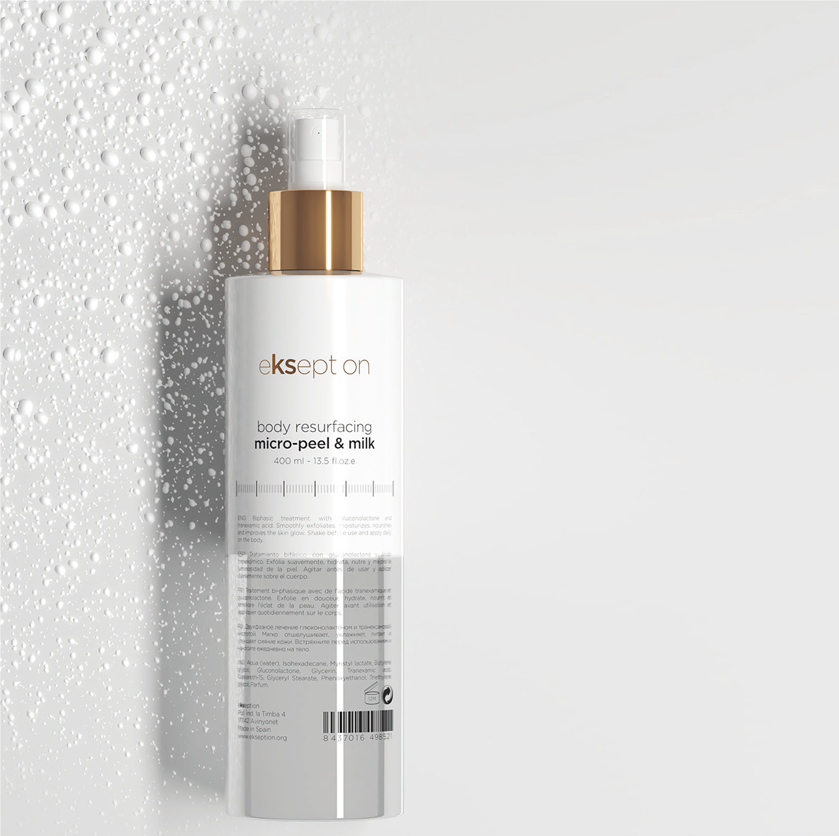 body resurfacing micro-peel & milk